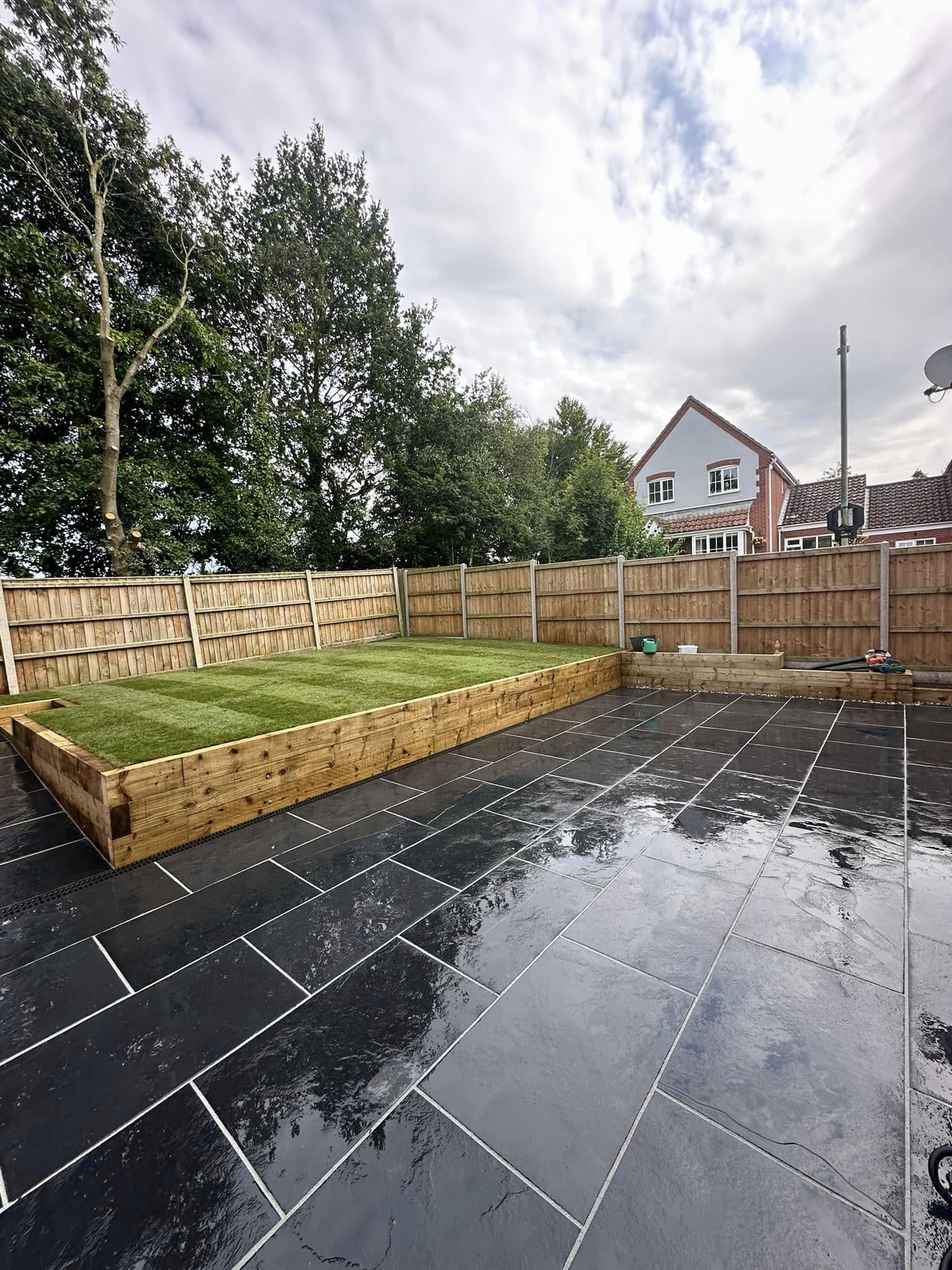 Landscaping and building project by Beales Building & Landscaping in Norfolk