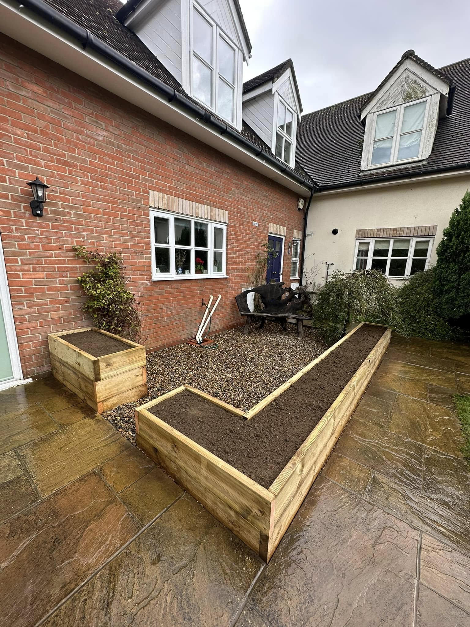 Landscaping and building project by Beales Building & Landscaping in Norfolk