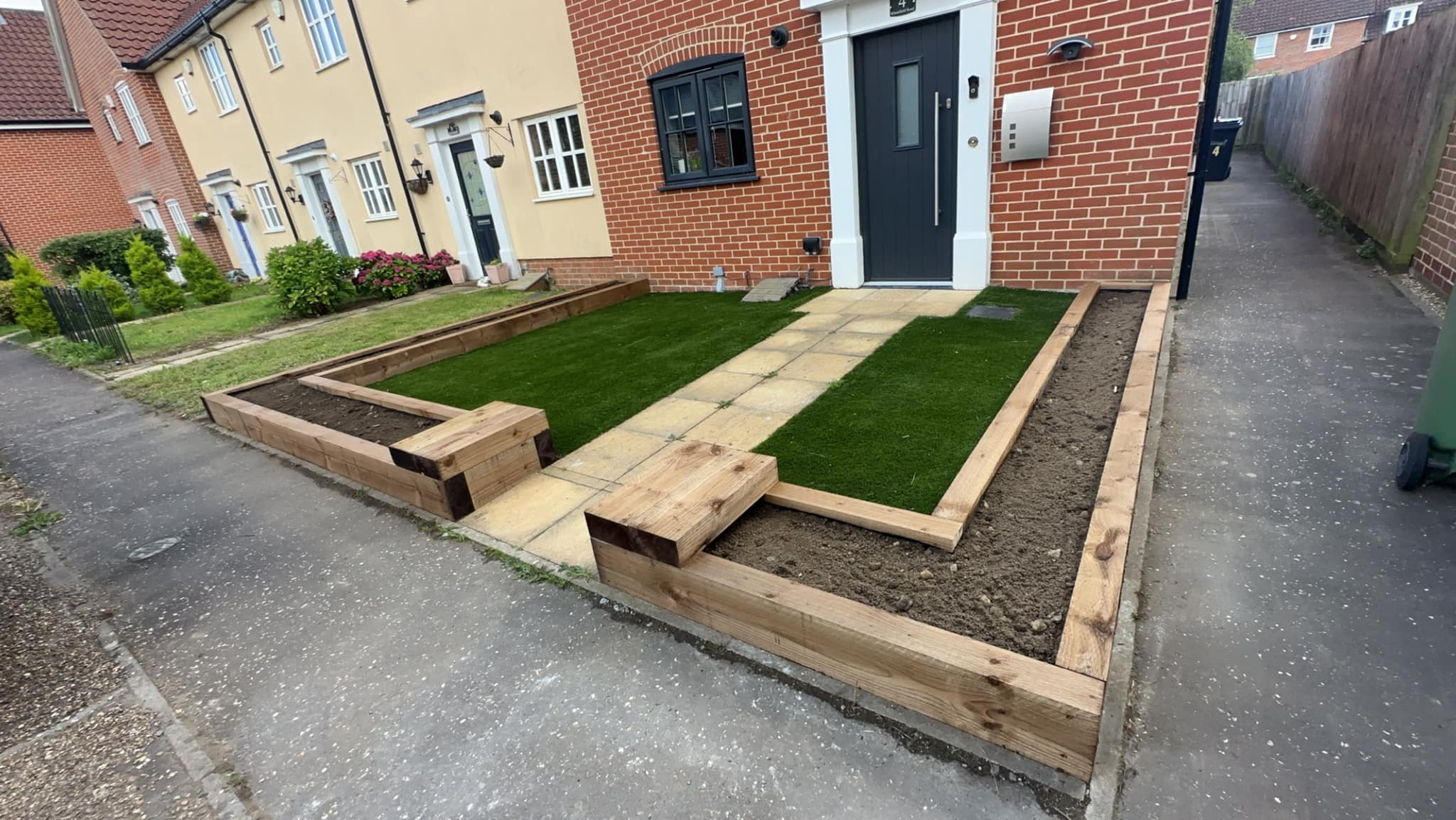 Landscaping and building project by Beales Building & Landscaping in Norfolk